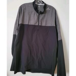 Adidas Supernova Climaproof Men Running Training Jacket Black Grey Zip XL